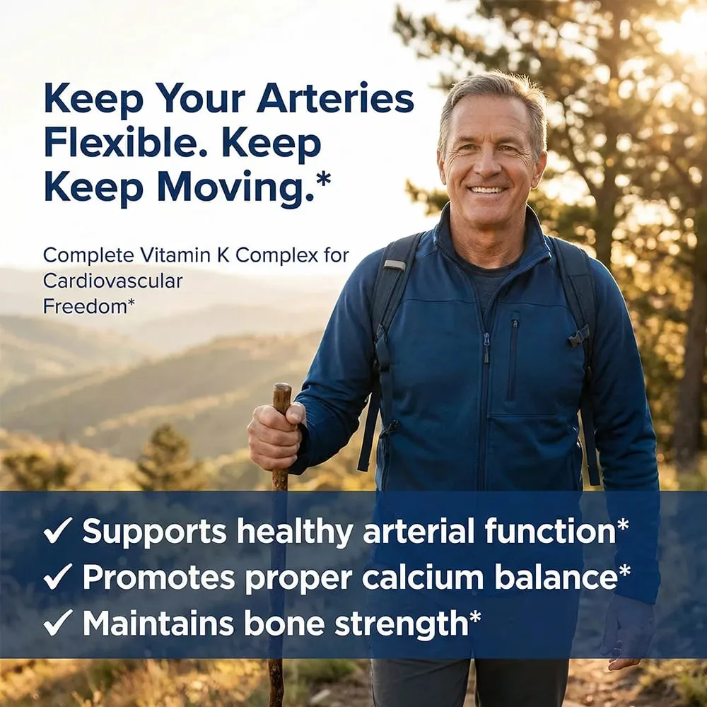 Vitamin K2 (MK-4 & MK-7) Capsules High Absorption Supplement for Bone Density Teeth Joint Cardiovascular & Immune Health — image 6