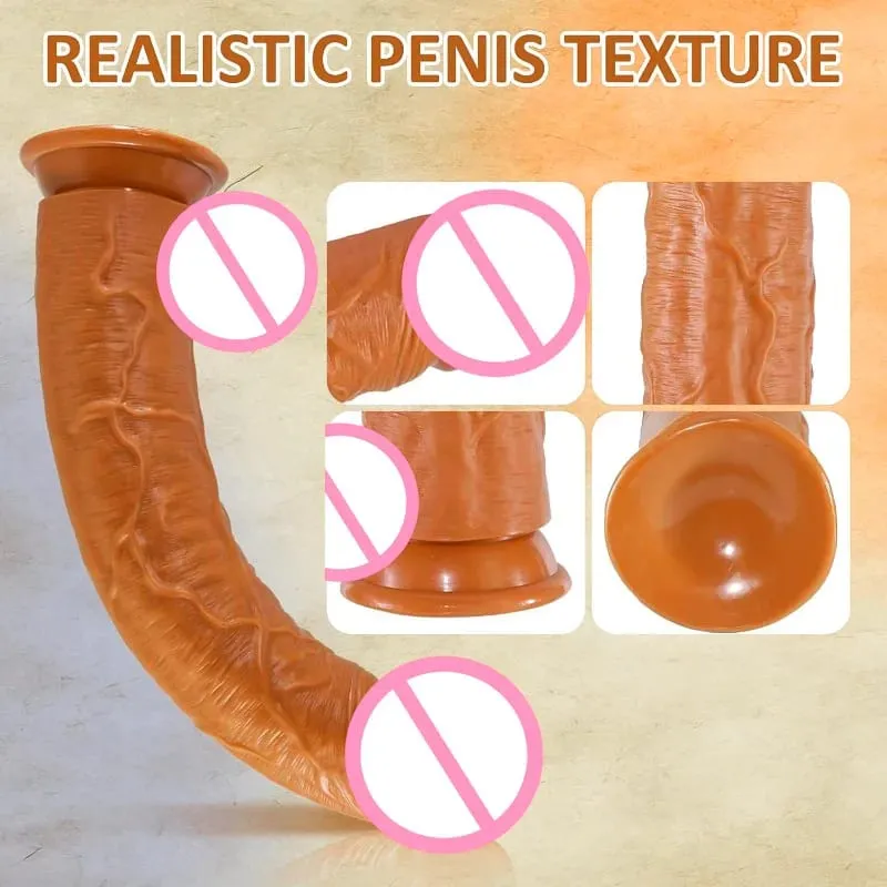 Wearable Realistic Dildo G-Spot Anal Vagina Sexy Adult Masturbation Big Penis for Women Sex Toys Dildos Massager Masturbators 18 — image 2