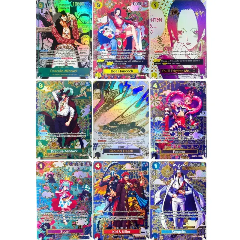 (EN/JP) ONE PIECE GAME Card Monkey D Luffy OP05-119 Manga SP Gold/Silver High Quality Textured Flagship Proxy Cards — image 16