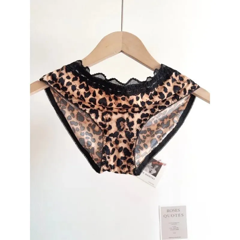 Sexy Leopard Print Lingerie Set Women Wireless Invisible Push Up Small Breasts adjustable A To C Cup sheer Lace Pure Design S-X — image 6