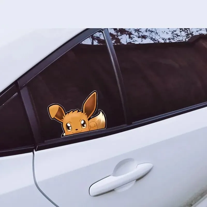 20styles Pokemon Car Stickers Anime Figure Pikachu Gengar Eevee Charmander Cute Cartoon Doll Creative Sticker Birthday Gifts — image 3