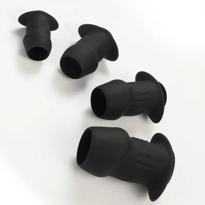 Hollow Silicone Anal Bead Butt Plug Anus Dilator Tunnel Expansion Enema Prostate Massage Mga Sex Toys para sa Babae Mga Lalaki Masturbesyon — image 4