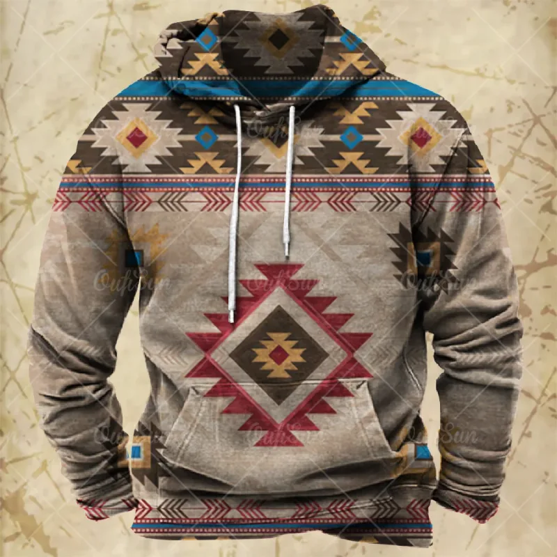 Vintage Hoodie For Men Harajuku 3D Print Autumn Long Sleeve Sweatshirts Oversized Y2k Clothing Men's Hoodies Fashion Streetwear — image 2