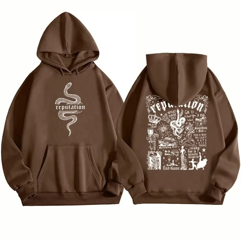 Latest Trend Code Taylor Reputation Fashion Hoodie Reputation Music Fans Love Hoodies Street Punk Style — image 7
