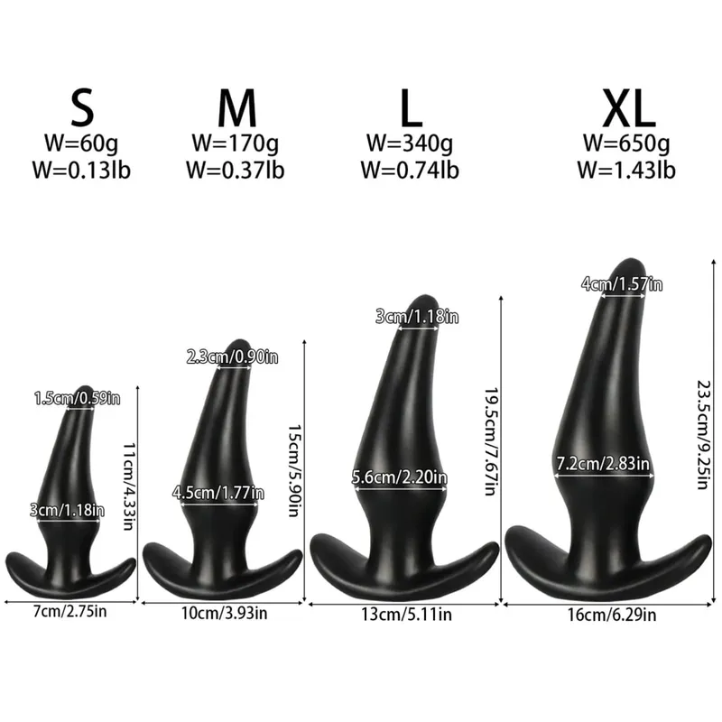 3 다른 크기 아날 플러그 부드러운 실리콘 항문 엉덩이 플러그 자극기 성인 섹스 토이 여성을위한 게이 전립선 마사지 항문 트레이너