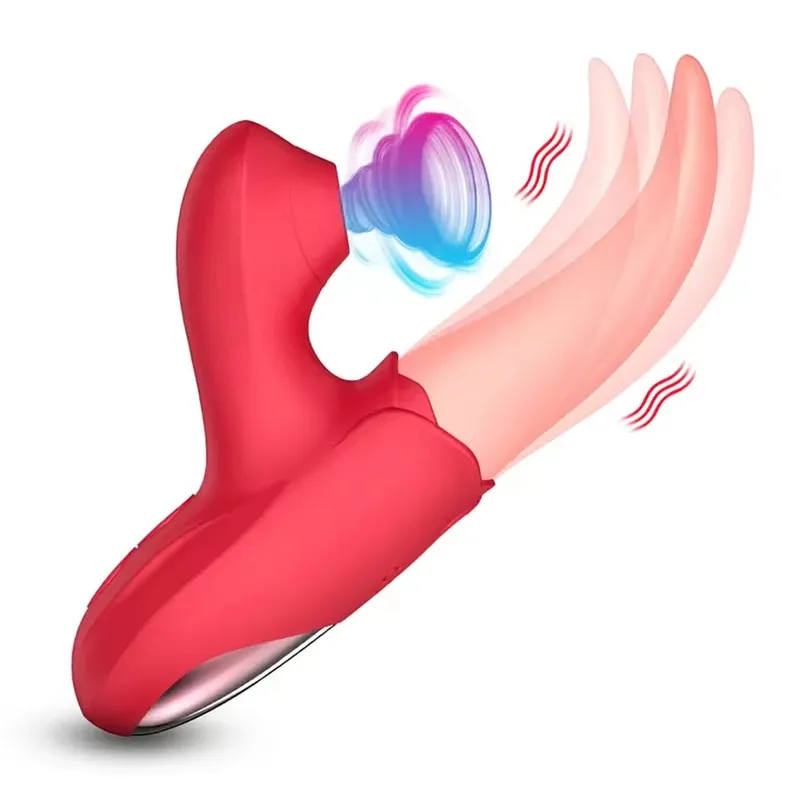 Powerful Tongue Licking Massager Adult Sex Toy For Women Couples Pleasure G Spot Vibrator Nipple Sensual Clitoral Stimulator