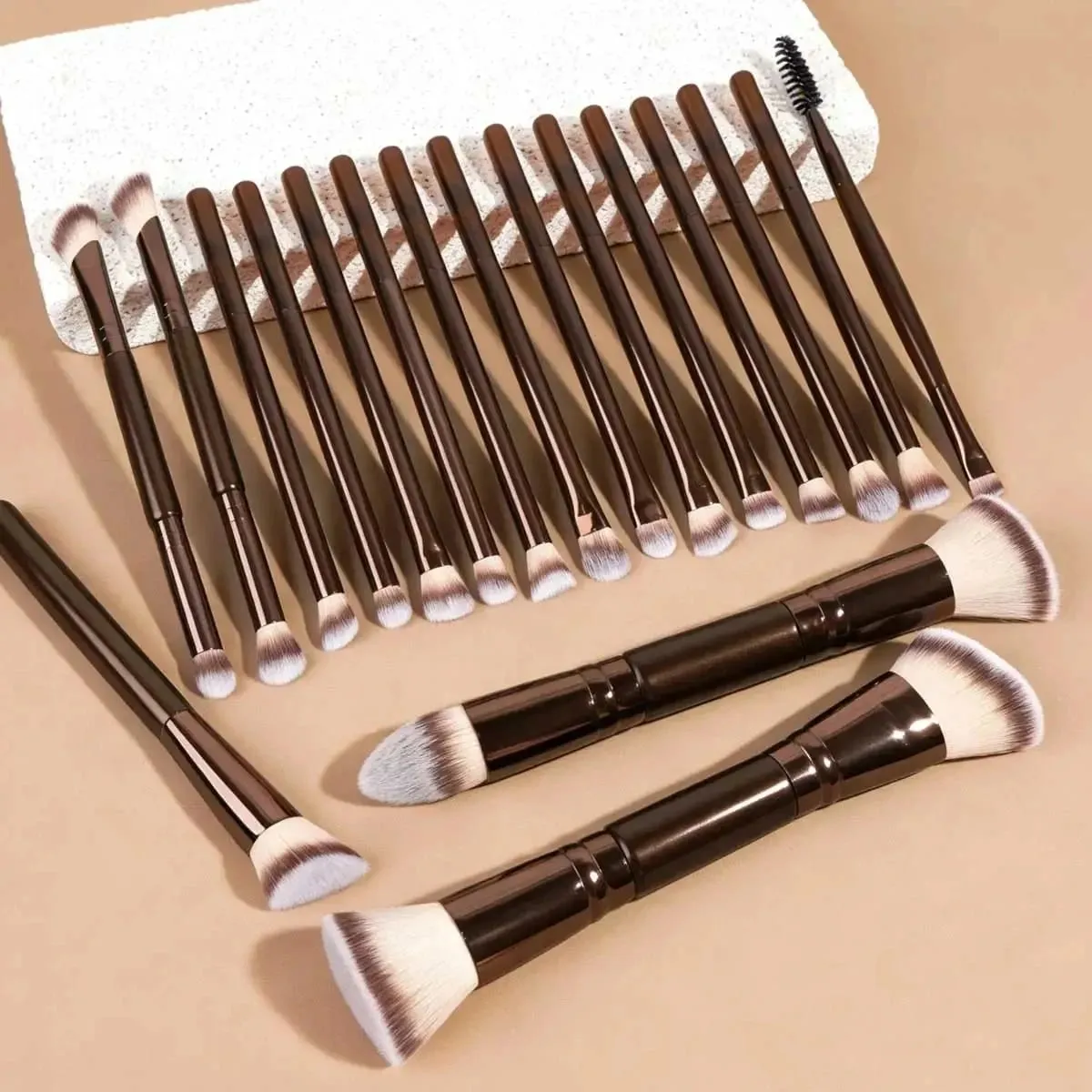 Professional Aluminum Makeup Brush Set Includes Soft High-Quality Synthetic Hair Makeup Brushes Foundation Brush Powder Brush — image 5