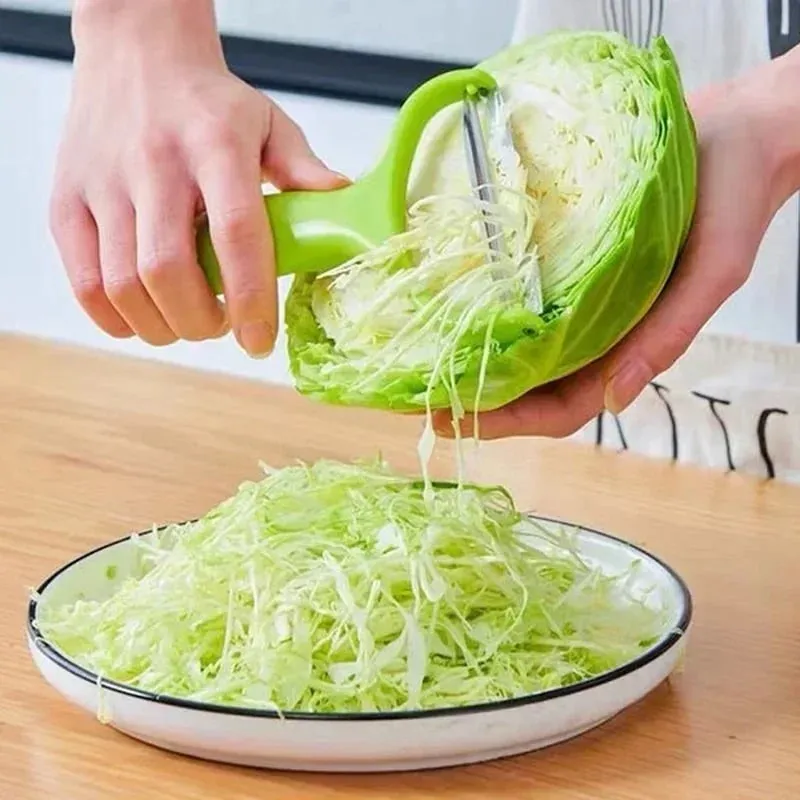 Peeler Vegetables Fruit Stainless Steel Cabbage Graters Salad Potato Slicer Kitchen Accessories Cooking Tools Wide Mouth — image 1