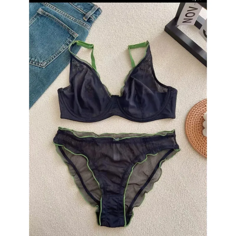 Γυναικείο σετ εσωρούχων χωρίς επένδυση Push Up Bra Full Cup Ελαφρύ καλοκαιρινό σουτιέν Push Up για γυναίκες Εξαιρετικά λεπτό σουτιέν στήριξης Best Seller — image 19