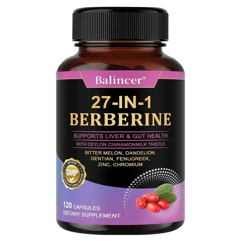 Berberine Dietary Supplement - with Ceylon Cinnamon Metabolism Healthy Weight Management Circulatory Health Immune System