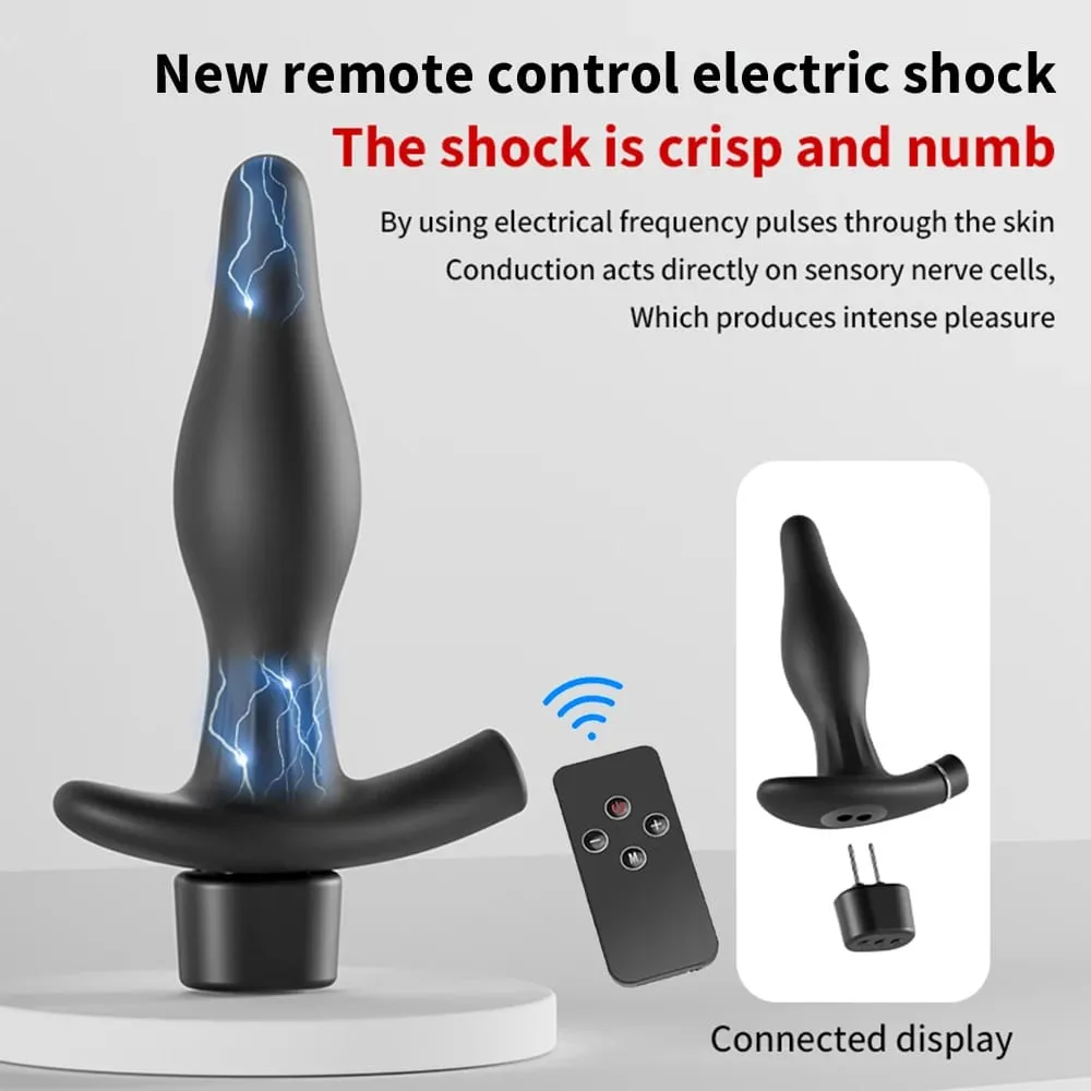 10-frequency Vibration Prostate Bead Inflation Huge Anal Plug Electric Orgasm Masturbation Massager Sex Product Butt Plug SexToy — image 3