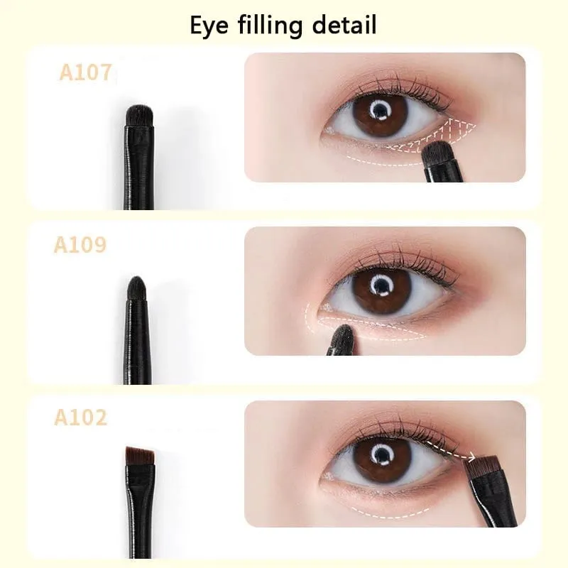 6PCS Eyes Makeup Brushes Set Professional Soft Contouring Eyeshadow Eyeliner Eyebrow Brush Women Facial Beauty Cosmetic Tool. — image 4