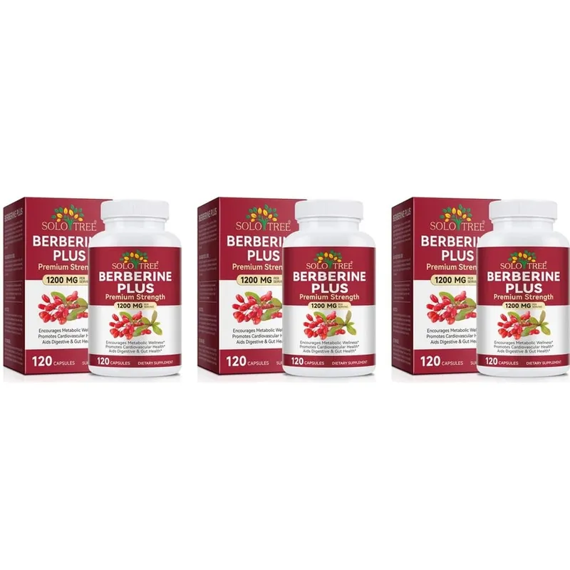 Berberine Plus Κάψουλες 1200mg Berberine HCl Μεταβολισμός & Υποστήριξη Υγείας του Πεπτικού Εντέρου 120 Κάψουλες — image 9