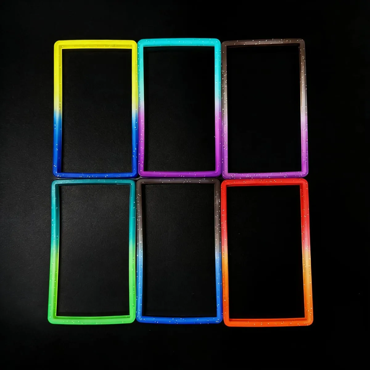 6-Pack Slab Guard for PSA Graded Cards TPU Slab Protector Graded Guard Bumper Guard Gradient Color Glitter Limited Edition — image 3