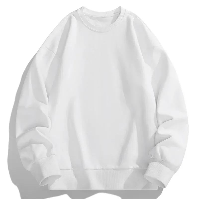 Men's Sweatshirt 2026 Spring Autumn thin Long Sleeve hoodies Solid Pullover Casual Sports Fitness Men Clothing streetwear top — image 2