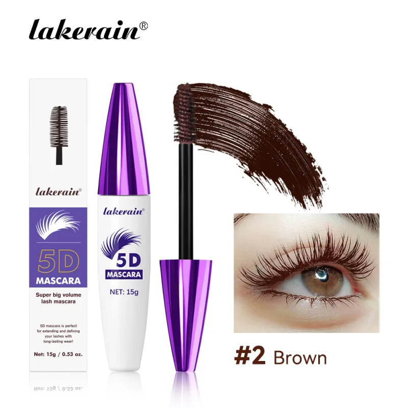 5D Mascara Waterproof Long Lasting Volumizing Curling Lengthening Smudge Proof Colored Eye Make Up Party Festival Cosmetic — image 10