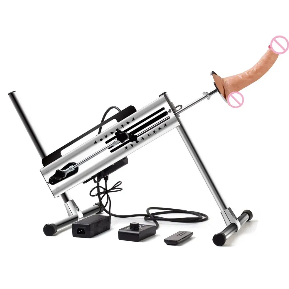 Kablolu/Kablosuz Çift Kontrol Sessiz Seks Makinesi 120W Ayarlanabilir Vac-u-Lock Aşk Makineleri 3-15cm İnme Vibratör Kadınlar için Seks Oyuncakları
