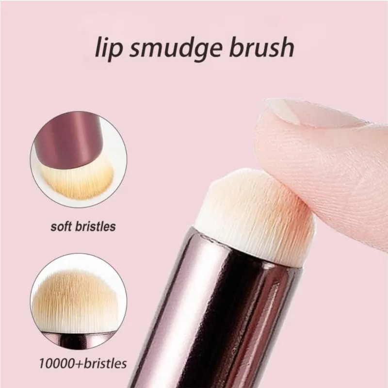 3pcs Lip Brush Professional Smudge and Blending Brushes for Lipstick and Lip Gloss Application Makeup Tool — image 2