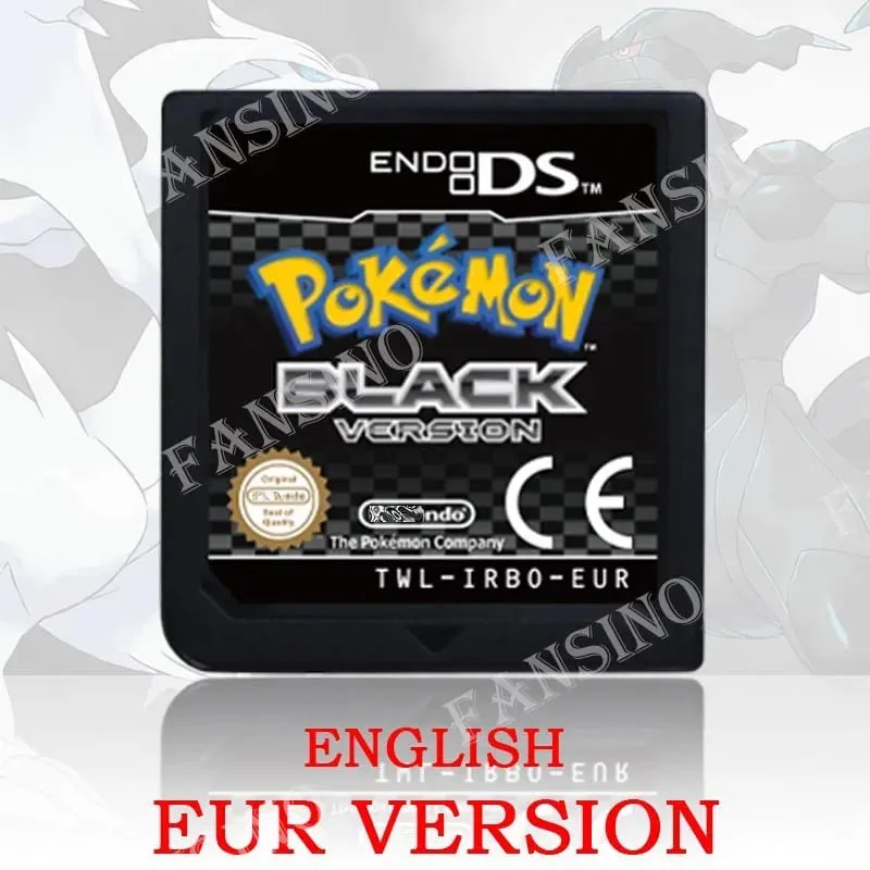 (USA EUR AUS) Pokemon Black White 1/2 Version High Quality Authentic 1:1 Replica DS Video Game Cartridge For DS 2DS 3DS Console — image 19