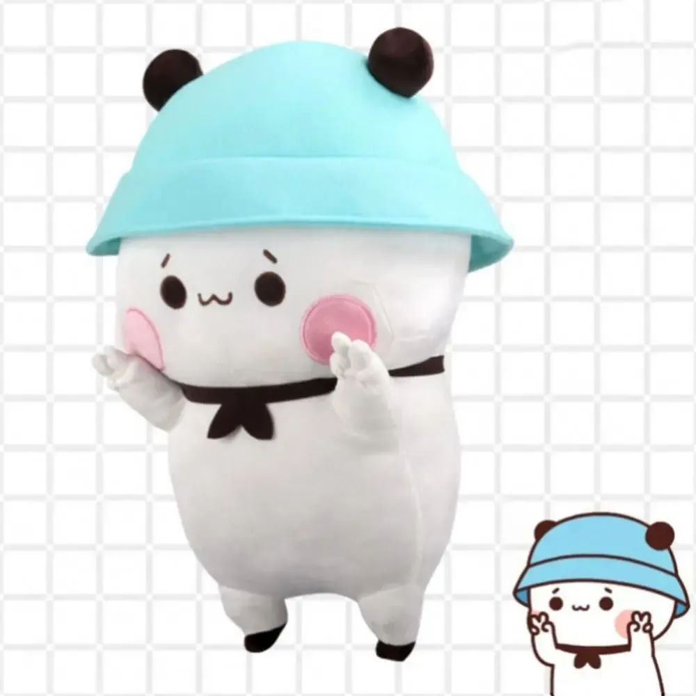 Bubu and Dudu Panda Plush Cute Cartoon Stuffed Soft Pillow Toy Wedding Handmade Ornament Panda Bear Doll Children's Day