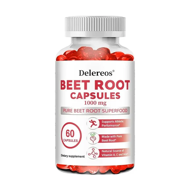 Beetroot Capsules - Supports Digestive Immunity Health Improves Energy Athletic Performance Non-GMO Gluten-free — image 8