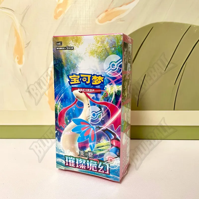 Originální pokemon Scarlet Violet Gem Pack Vol6 Tenká krabička TCG Sběratelská bitva Sběratelské karty Zjednodušená čínská verze Hračky Dárek — image 16