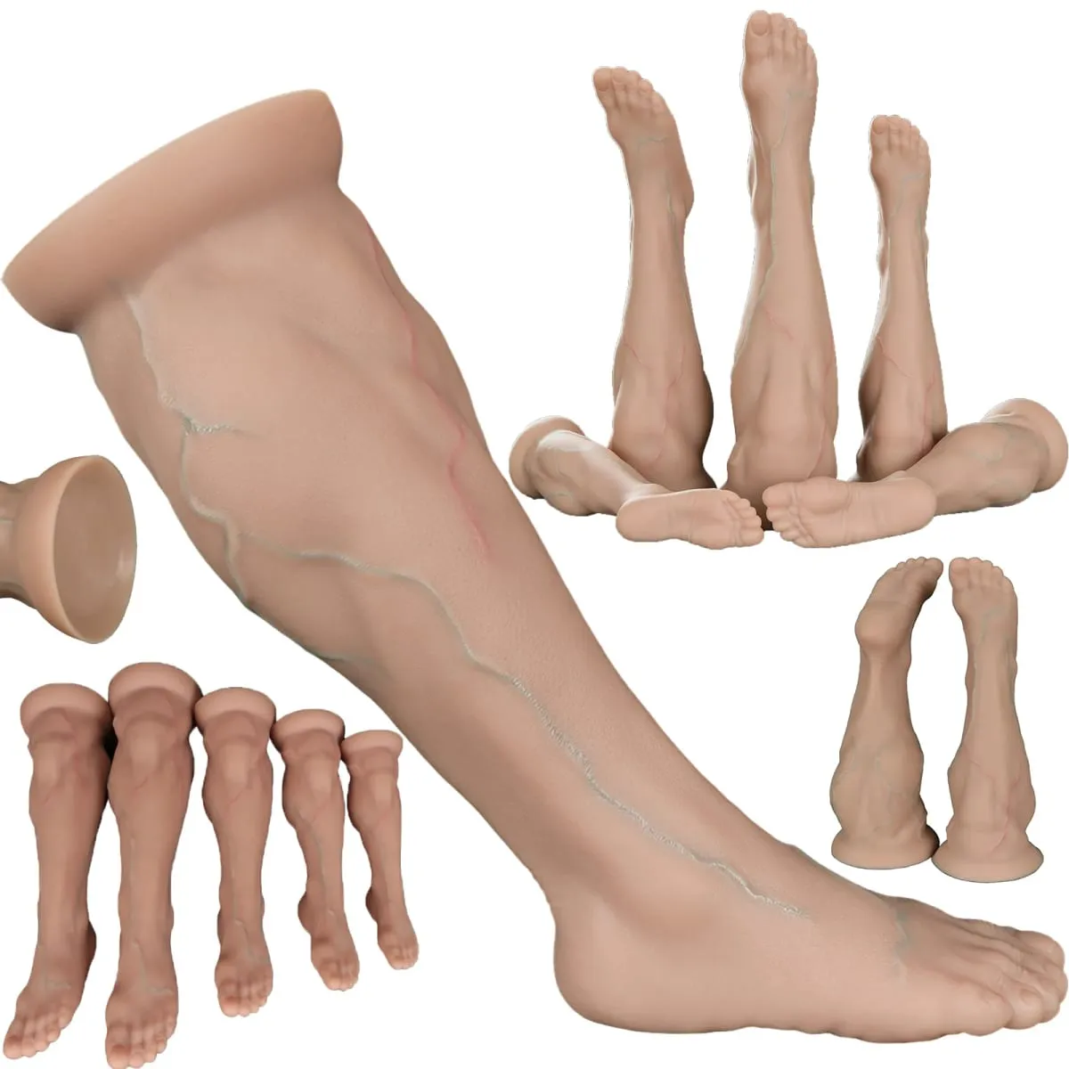 Big Feet Anal Plugs Training Big Silicone Leg Ass ButtPlug Deep Masturbator Dildo Dilator Stimulator Anal Sex Toys Women Men 18 — image 1