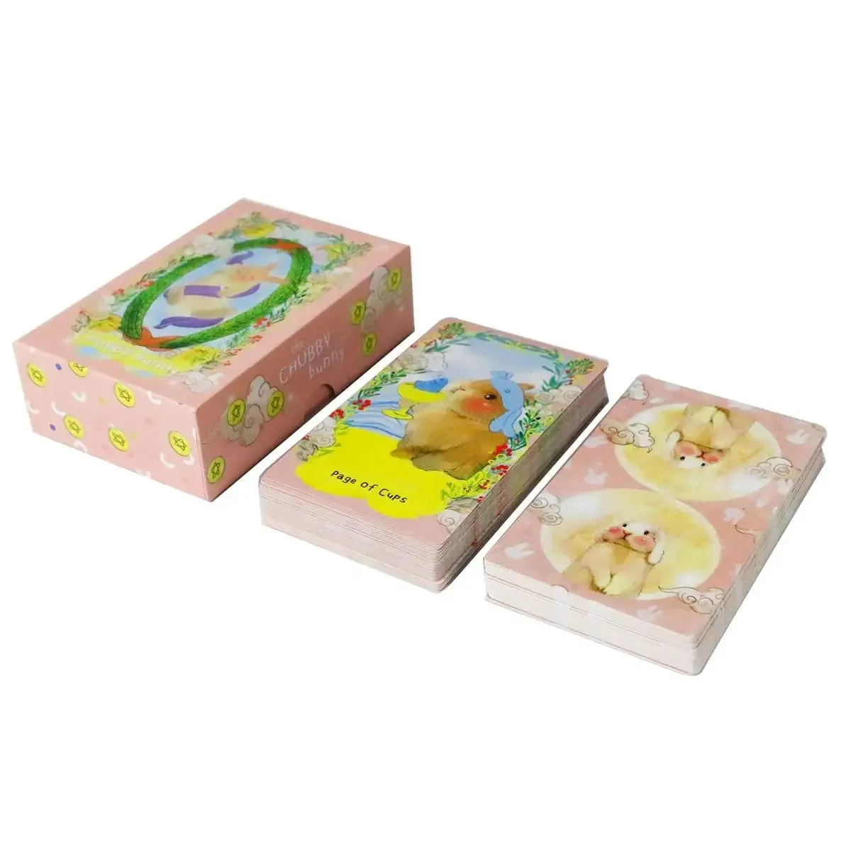 Chubby Bunny Tarot 12*7cm A 78-card Deck Featuring Cute Bunnies 2.75 X 4.75'' Packaging Rigid Box — image 4