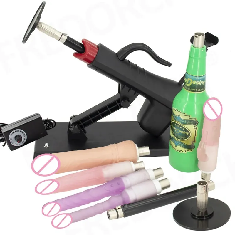Fredorch Automatic Retractable Sex Pumping Gun Machine with Dildo For Male and Female Masturbation Sex Toy 450 Stroke per minute — image 10