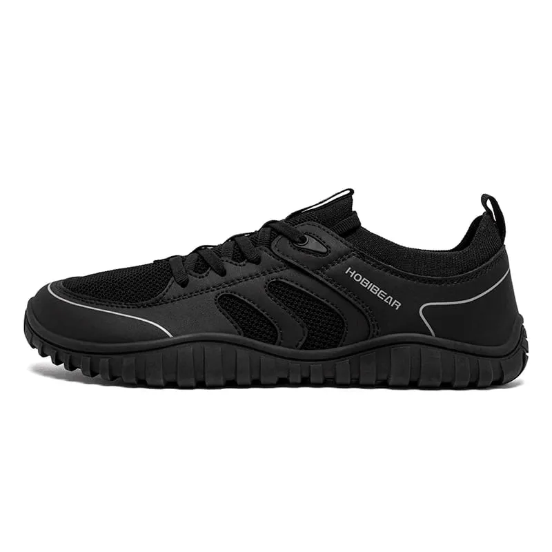 Laufsneaker mit breiter Spitze, Unisex, minimalistisches Mesh, atmungsaktive Schuhe, Kunstleder, Schnürsenkel, Wandersneaker — image 5