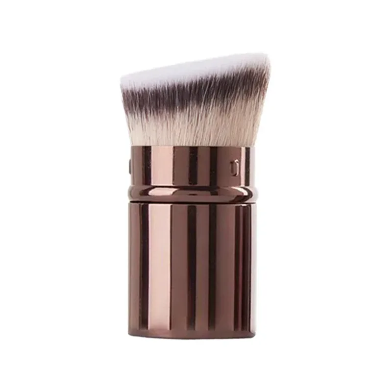 Retractable Professional Makeup Brush 3-in-1 Multi-Function Foundation Powder Blush Brush Travel Portable Cosmetic Tool with Sof — image 8