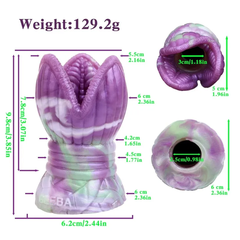 Wearable Butt Plug Type Airplane Cup Hollow Anal Dilator Female Anus Expansion Silicone Sex Toys For Men Women Flirting — image 8