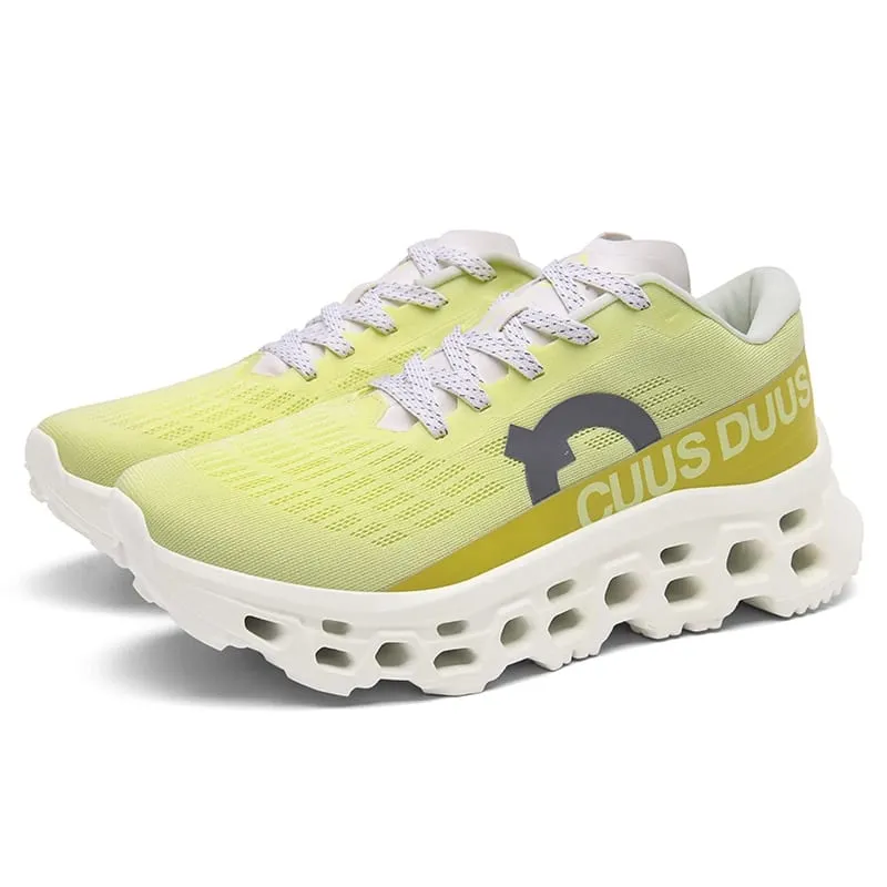 Men's running shoes hollow cushioning thick soled sneakers breathable mesh lightweight non-slip sneakers outdoor fitness shoes — image 10