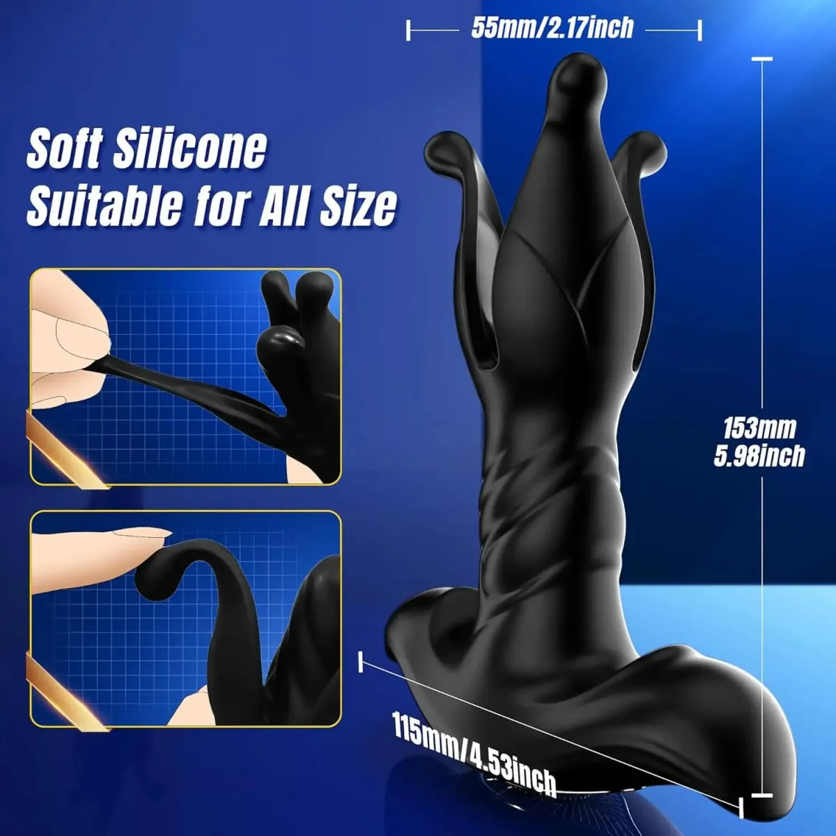 Remote Controlled Thrusting Anal Plug Vibrator Vibrating Butt Plug Male Prostate Massager Buttplug Adults Goods Sex Toy for Men — image 5
