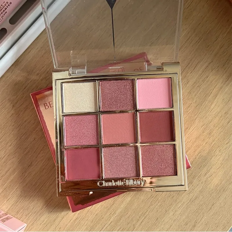 Nuevo CT naturaleza fácil de colorear paisaje estético sombra de ojos Starlight rosa luz suave disco Bicolor dos colores corazón rubor cosméticos — image 8