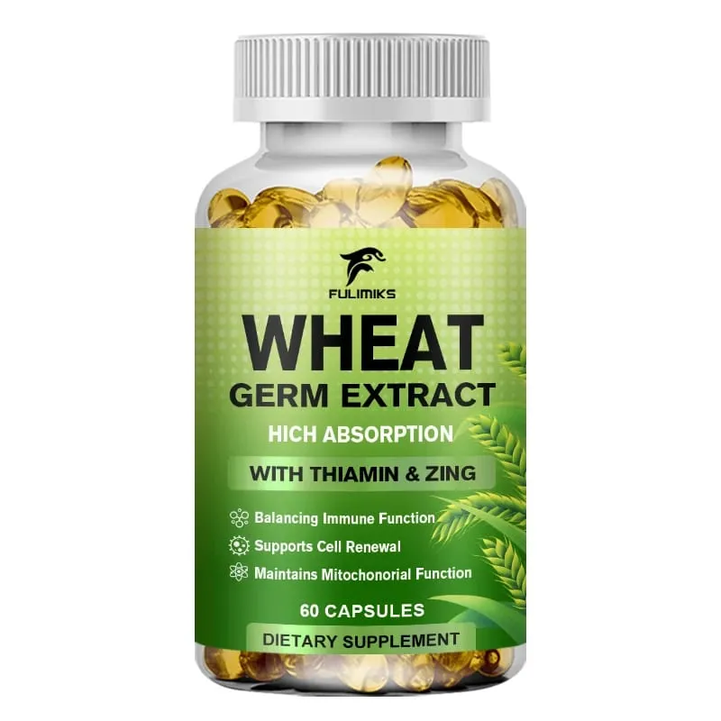 Spermidine 13mg Supplement Fermented Wheat Germ Extract Promotes Cellular renewal Anti-Aging Hair Growth & Immune Health
