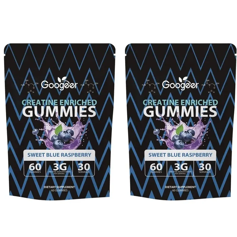 Creatine Monohydrate Gummies for Strength Support During Training Post-Workout Recovery Support Blue Raspberry 60 Gummies — image 8