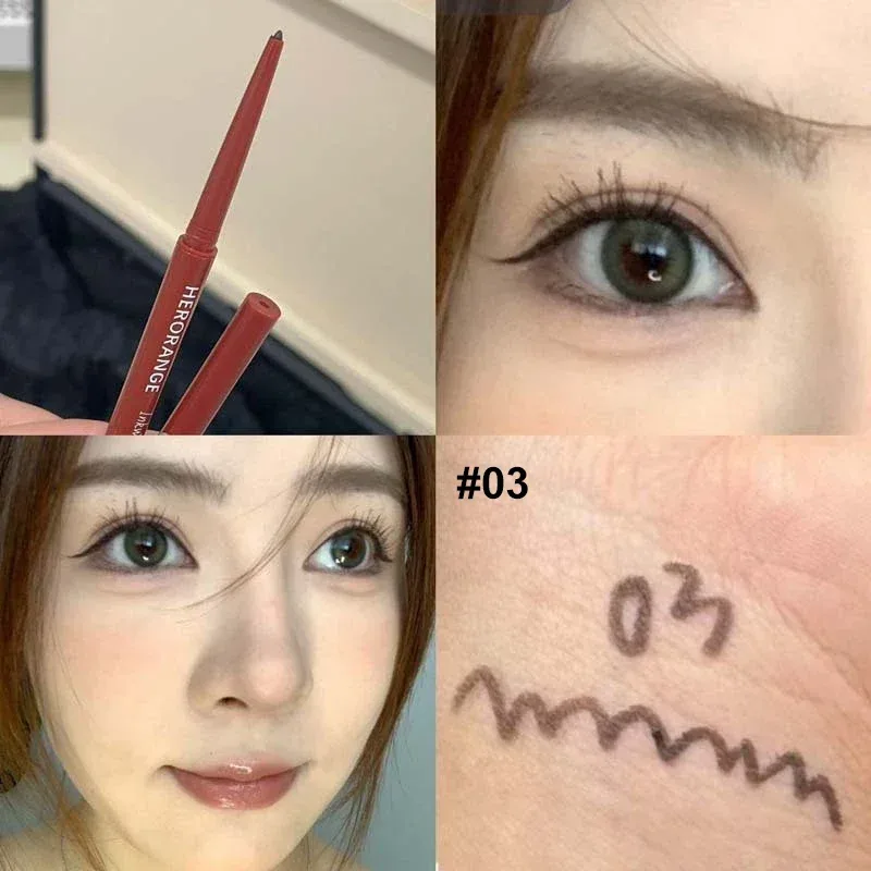 10 Colors Eyeliner Pencil Smooth Wine Red Soft High Pigment Eye Liner Pen Waterproof Matte Aegyosal Lying Silkworm Eyes Makeup — image 15