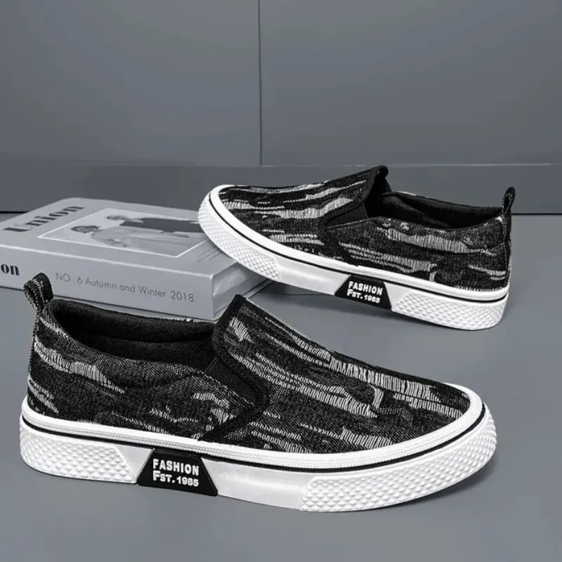 2026 Summer new Trendy Sports Canvas Shoes For man Comfortable Breathable Men's Single Shoes Outdoor Versatile Men's Sneakers — image 1