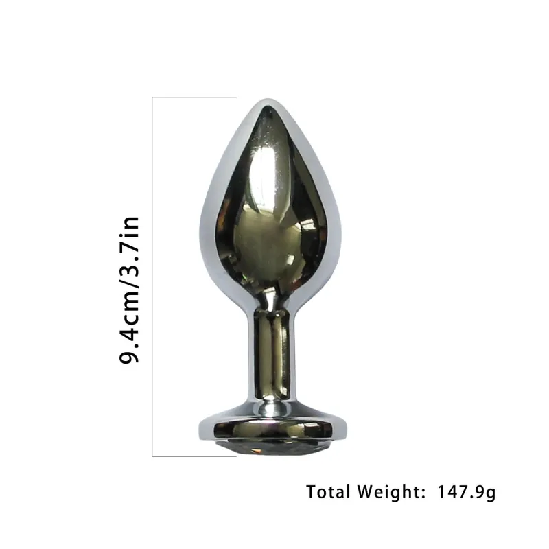 Metal Anal Plug with Long Fluffy Tail – Fox Tail Butt Plug for Cosplay Role Play BDSM Adult Toy — image 23