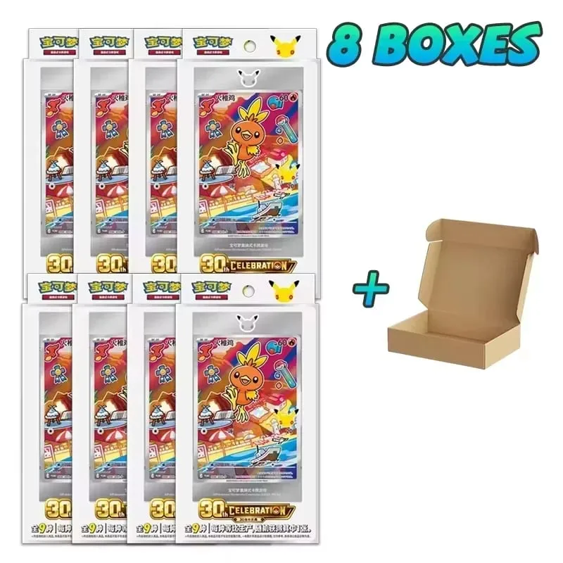 Original Pokemon 30th Anniversary Vol.1 Vol.2 Vol.3 Original Partner Special Illustration Set Gift Box PTCG Collectible Cards — image 22