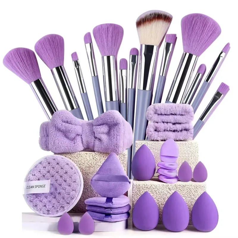 Makeup Brushes Set Premium Synthetic Kabuki Brushes Foundation Concealer Powder Blush Blending Face Eyeshadow Cosmetic Brushes S — image 19