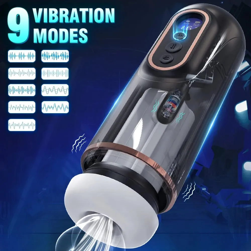 Automatic Telescopic Sucking Male Masturbator Vibrating Intelligent Heating Sexy Voice Earphone Pocket Pussy Sex Toy for Men — image 4