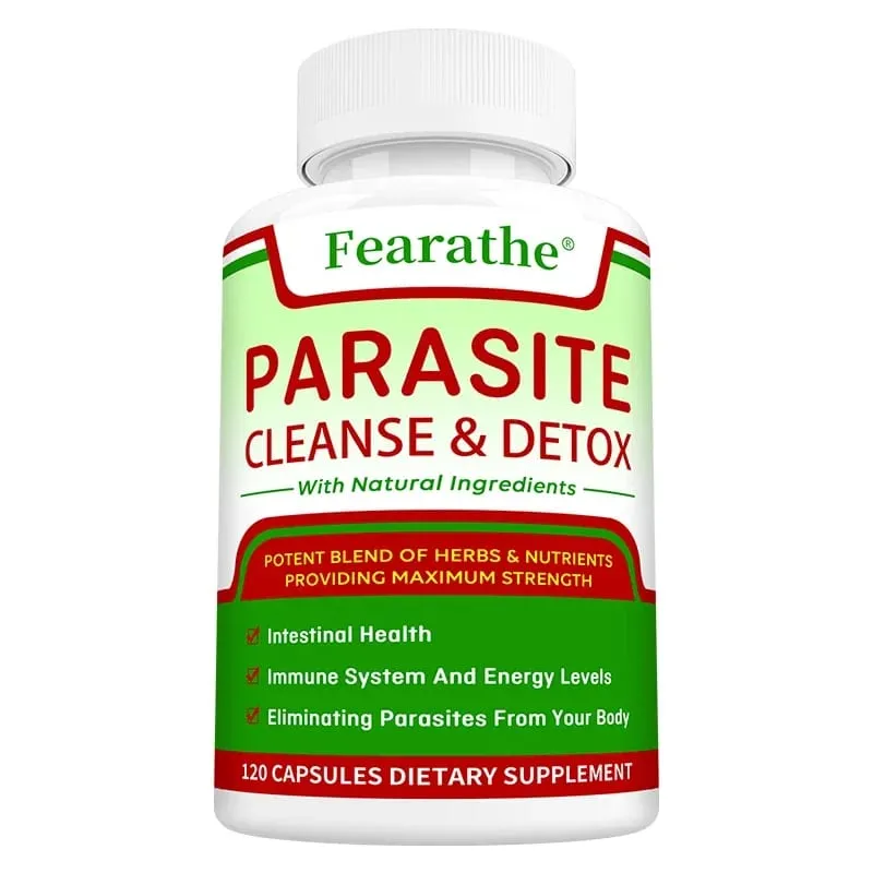 Intestinal Parasite Cleanse Capsules - Black Walnut + Wormwood Herbal Blend Digestive Health Colon Detox & Gut Health Support — image 8
