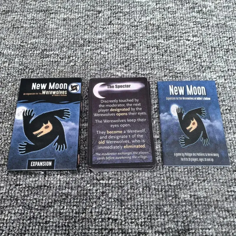 Werewolves of Miller's Hollow Card Game Base Set Characters New Moon Expansion Best of Edition Full Set Party Board Game — image 5