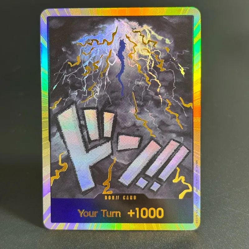 10PCS DON OPCG English TCG Gold DON!!! Collection Cards Zoro Ace Doflamingo Rebecca FOIL NM Refraction Flash Cards ToyGifts OPCG — image 17