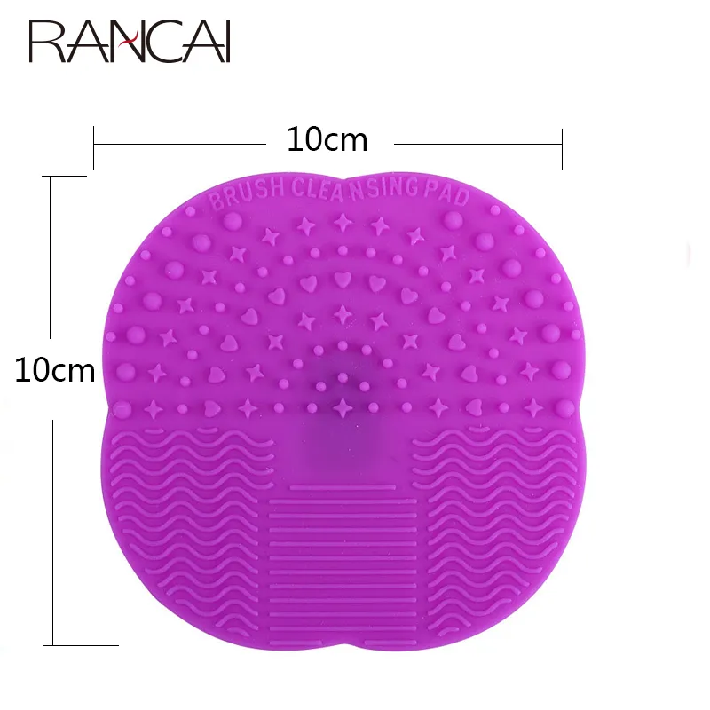 1Pcs Small Size Silicone Sucker Brush Cleaning Mat Make up Brush Cleaner Cosmetic Clean Tools For Makeup Brushes — image 2