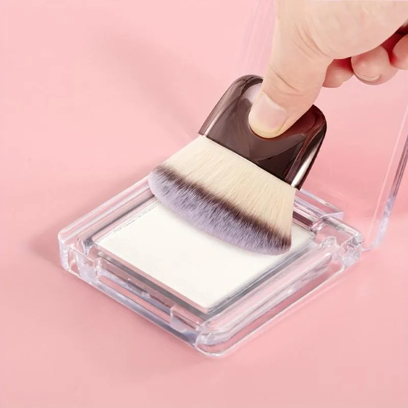 【1Pc Makeup Foundation Brush Blush Loose Powder Brush Kabuki Brush Multi-Function Cosmetics Make Up Brushes Beauty Supplies】 — image 3