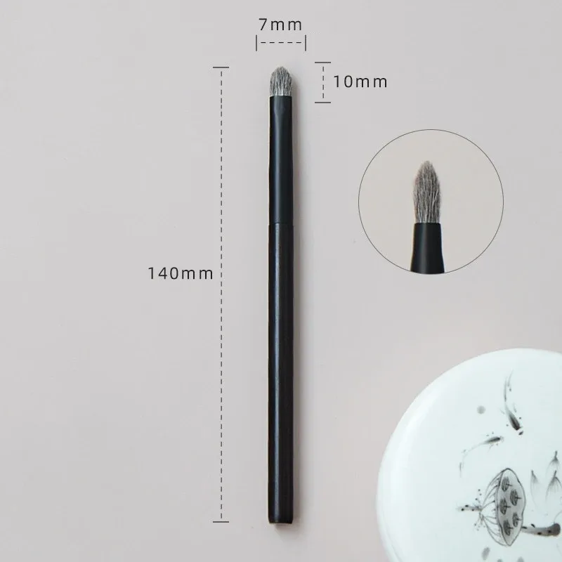 Lynx Hair Saibikoho Goat Hair Blue Squirrel Hair Powder Blush Highlighter Eye Shadow Brush Ebony Wood Handle Makeup Brushes
