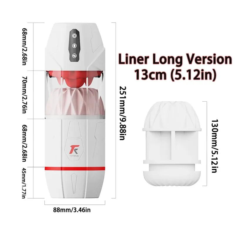 Automatic Male Masturbators-with 10 Sucking & Tongue licking & Vibrating Modes Blowjob Masturbation Cup Sex Toys for Men Coupes